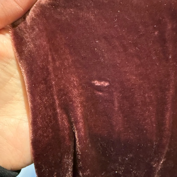 ZADIG & VOLTAIRE Risty Velvet Slip Dress Lace Silk Whimsigoth Fairy Grunge XS - Picture 7 of 7